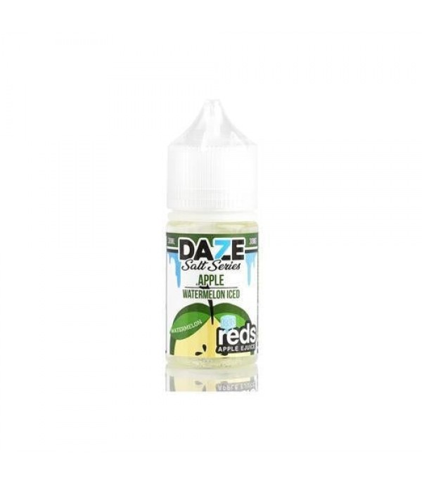 7 Daze Reds Salts Watermelon ICED 30ml Nic Salt Vape Juice