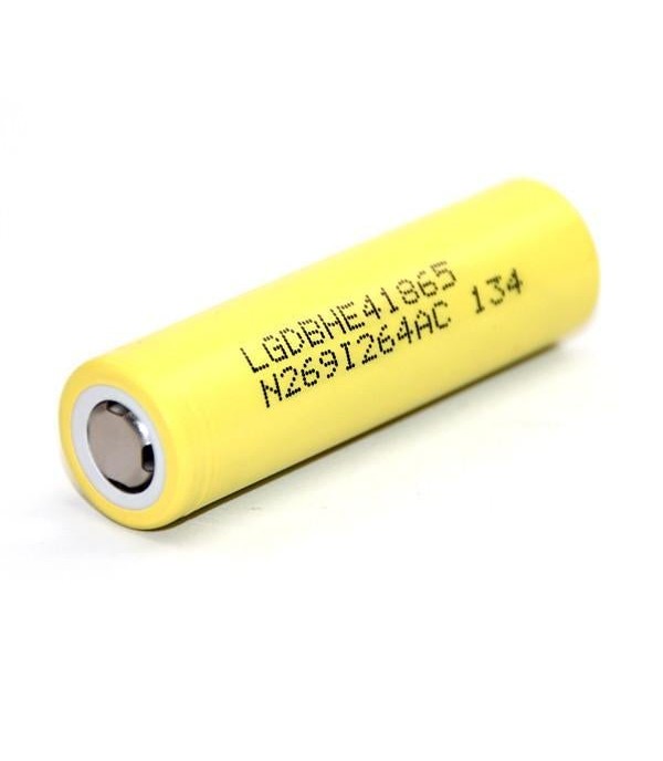 LG HE4 High Drain 18650 Battery 2500mAh