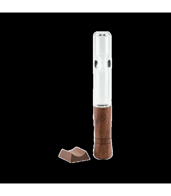 Marley Natural Glass & Walnut Steamroller
