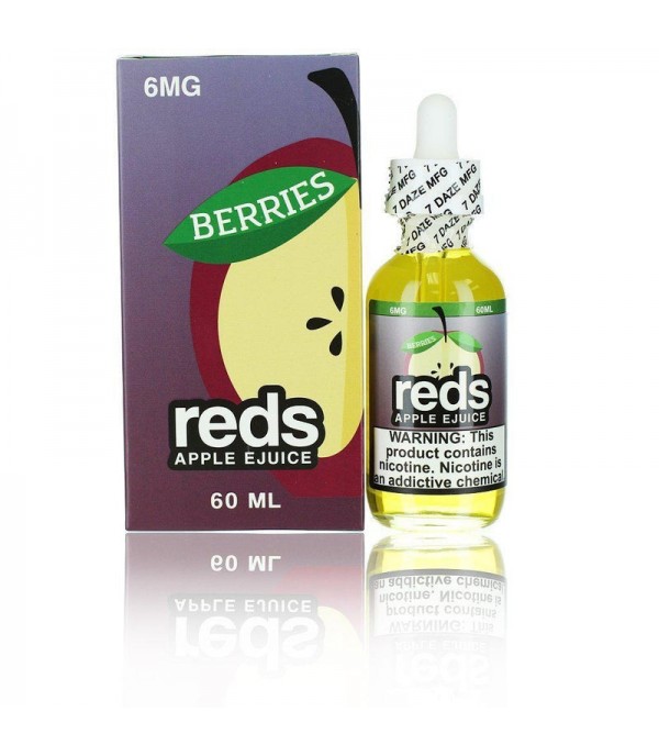 7 Daze Reds Apple EJuice - Berries 60ml Vape Juice