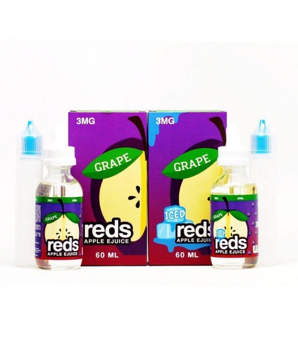 7 Daze Reds Apple EJuice - Grape & Grape ICED (60mL)