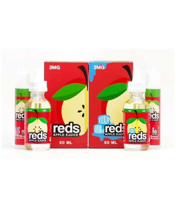 7 Daze Reds Apple EJuice - Apple & Apple ICED (60mL)