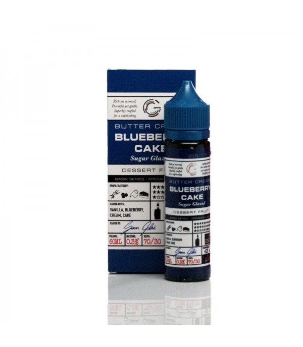 Basix Series by Glas Vapors - Blueberry Cake Vape Juice (60mL)