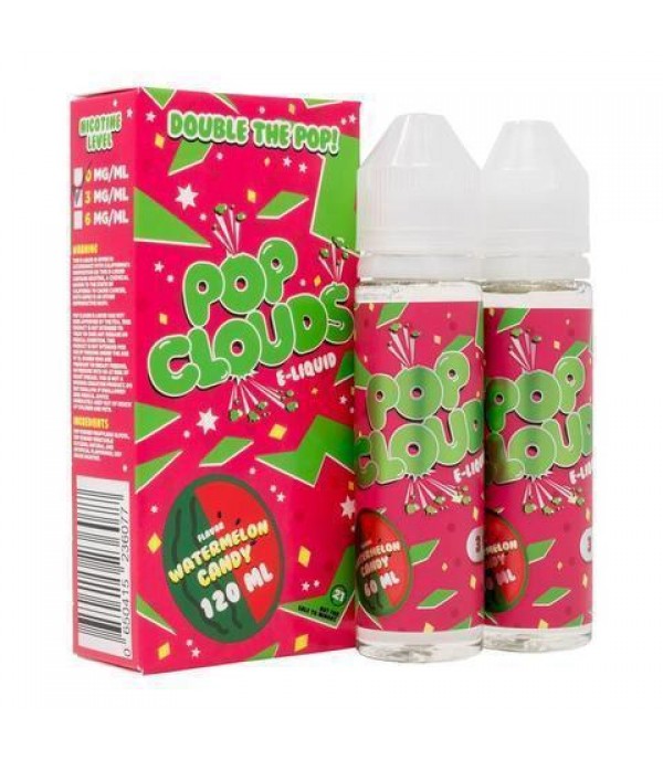 Pop Clouds Vape Juice Watermelon Candy 120ml
