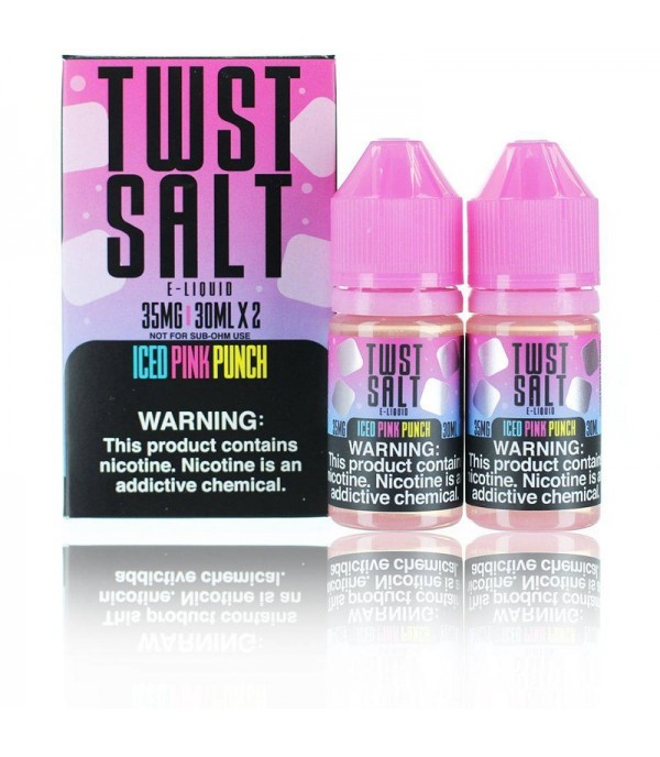 TWST Salts Iced Pink Punch 2x30ml Salt Vape Juice