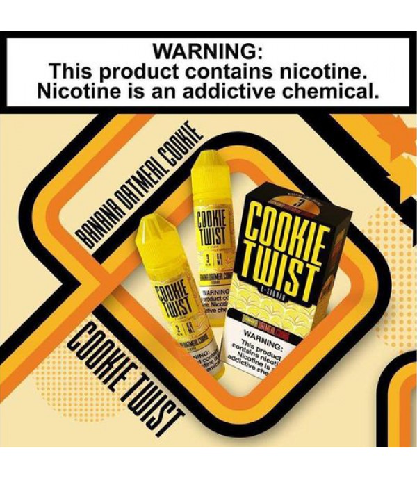 Cookie Twist Banana Oatmeal Cookie 2x60ml Vape Juice