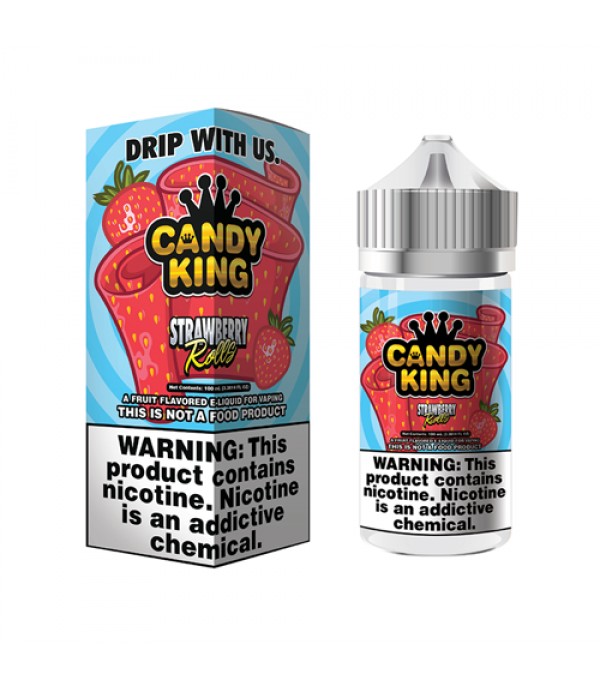Candy King Strawberry Roll 100ml Vape Juice