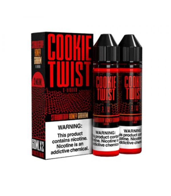 Cookie Twist Strawberry Honey Graham 2x60ml Vape Juice