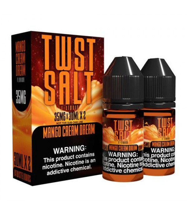 Mango Cream Dream 2x 30ml (60ml) Nic Salt Vape Juice - Twist E-Liquids