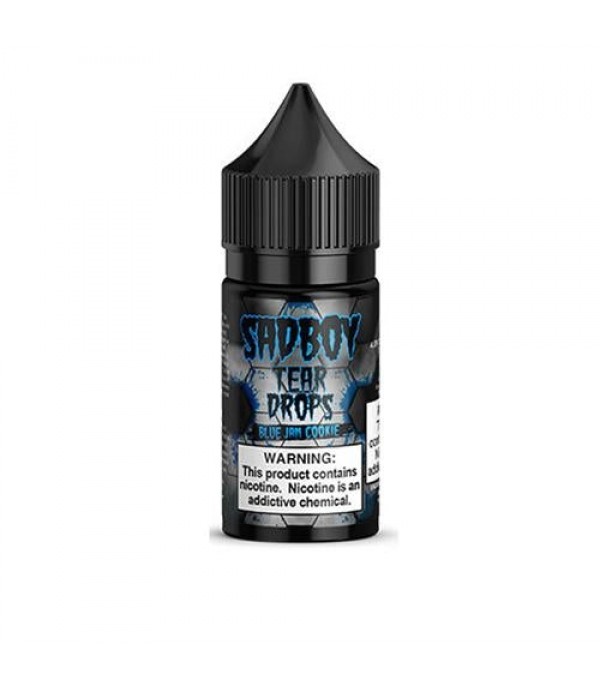 Sadboy Tear Drops Blue Jam Cookie 30ml Nic Salt Vape Juice