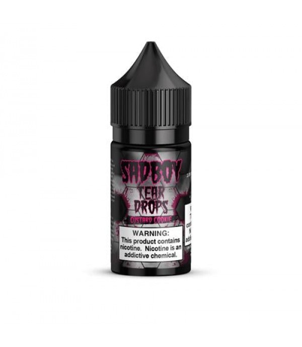 Sadboy Tear Drops Custard Cookie 30ml Nic Salt Vape Juice
