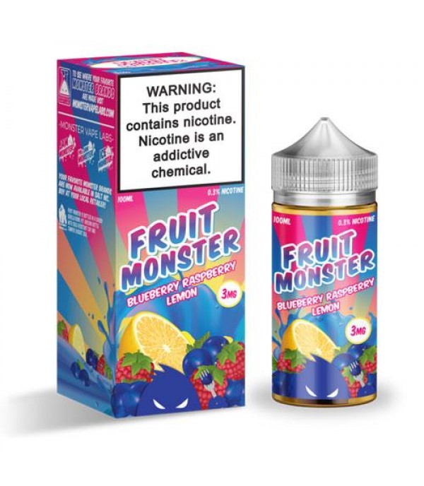 Fruit Monster Blueberry Raspberry Lemon 100ml Vape Juice