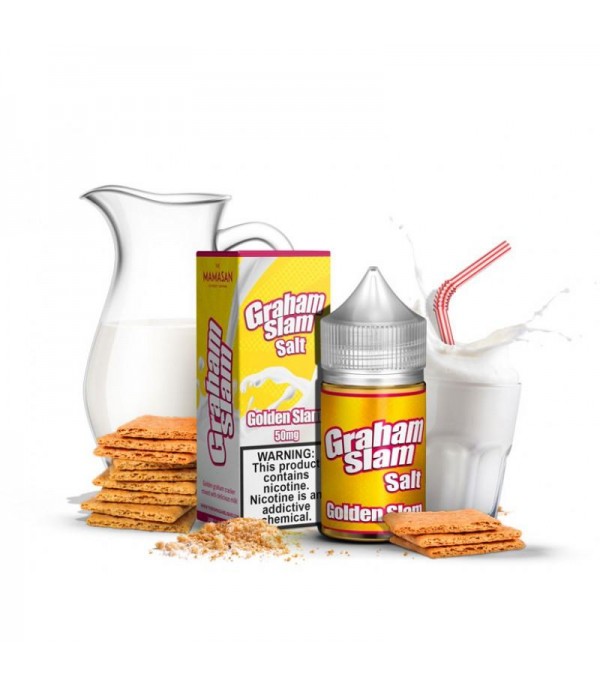 Graham Slam Salt Golden Slam 30ml Nic Salt Vape Juice