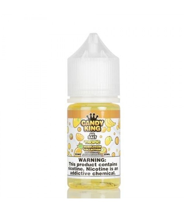 Candy King Bubblegum Salt Tropical 30ml Nic Salt Vape Juice