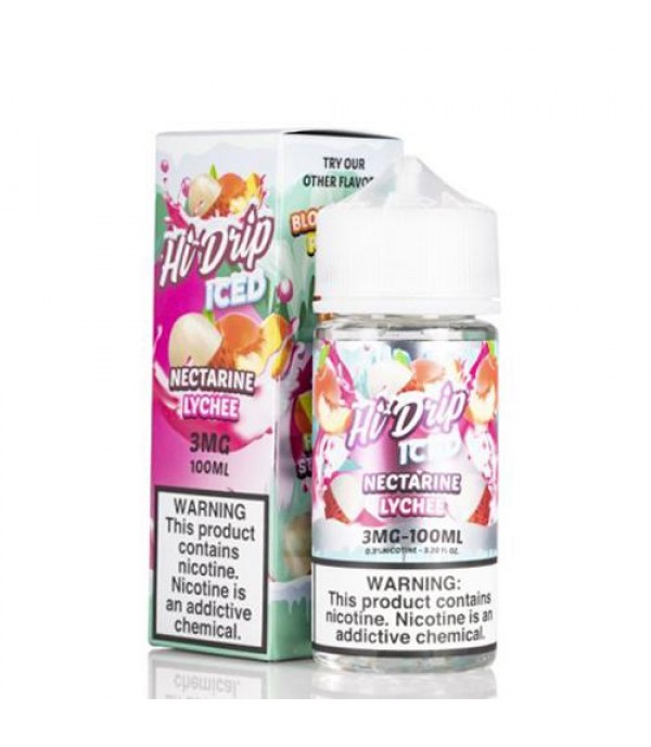 Hi-Drip Nectarine Lychee Iced 100ml Vape Juice