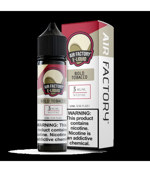 Air Factory Bold Tobacco 60ml Vape Juice