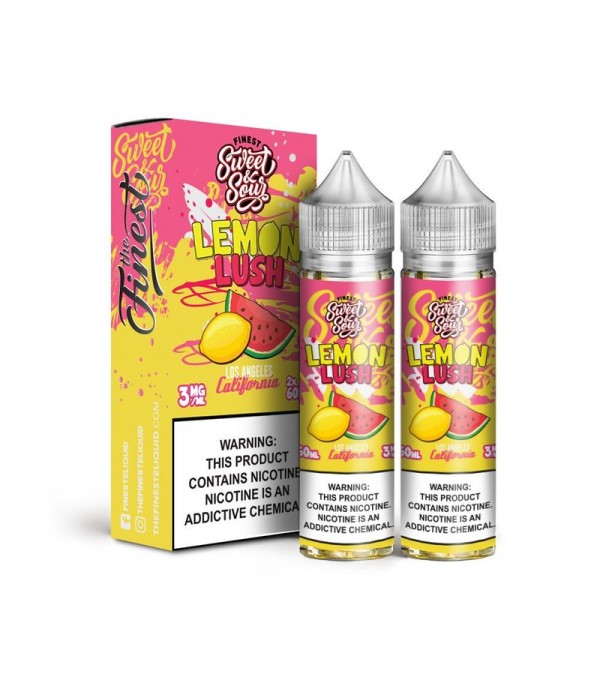 The Finest Sour Lemon Lush 2x 60ml Vape Juice
