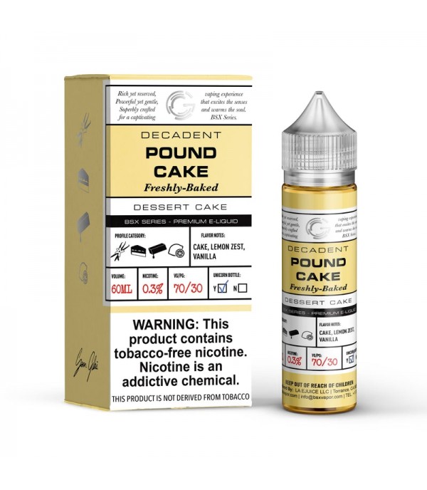 Pound Cake 60ml - Glas Basix