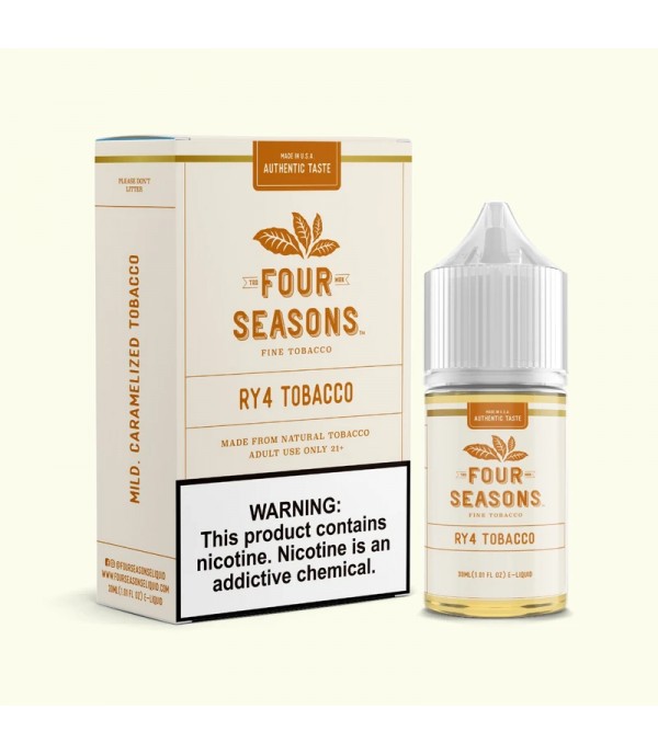 Four Seasons E-Liquids RY4 Tobacco 30ml Vape Juice