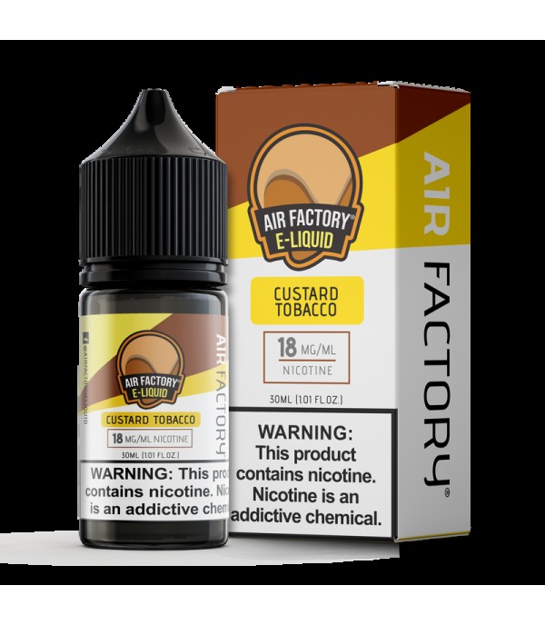 Air Factory Custard Tobacco 30ml Nic Salt Vape Juice