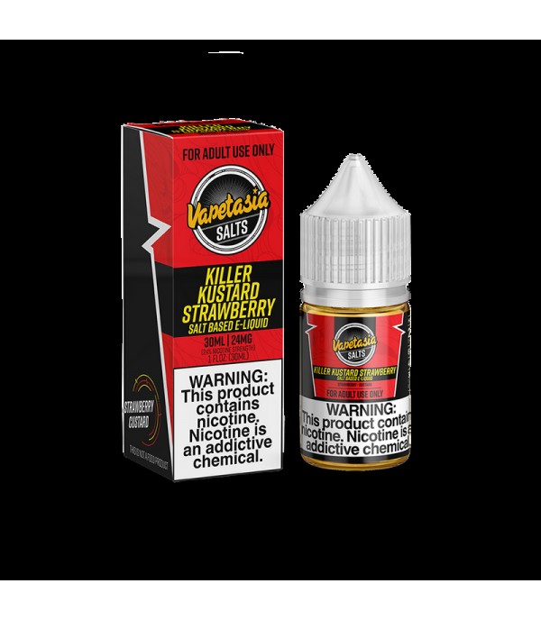 Vapetasia Salts Killer Kustard Strawberry 30ml Nic Salt Vape Juice