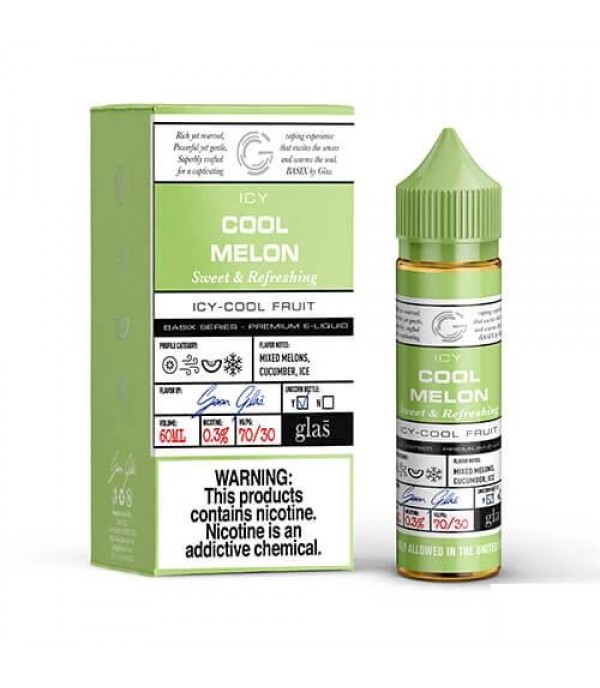 GLAS Basix Icy Cool Melon 60ml Vape Juice