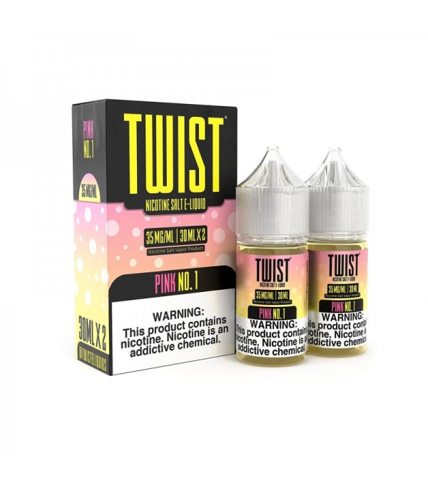 Pink No.1 2x 30ml (60ml) Nic Salt Vape Juice - Twist E-Liquids