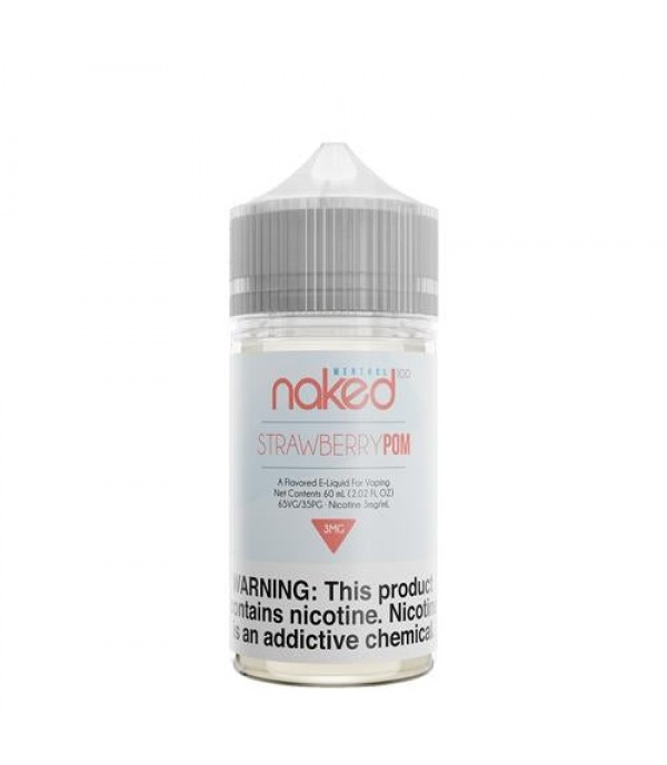 Naked 100 Menthol Strawberry POM 60ml Vape Juice (Previously Brain Freeze)