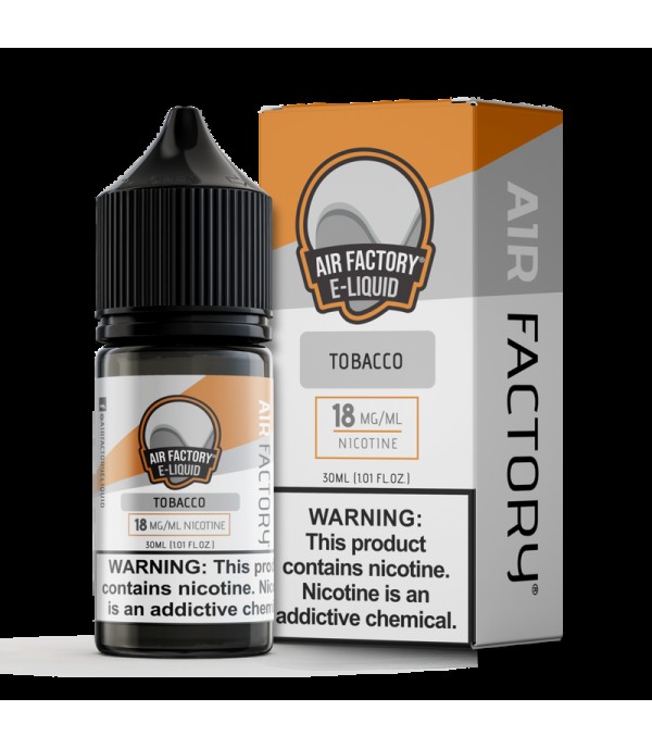 Air Factory Tobacco 30ml Nic Salt Vape Juice