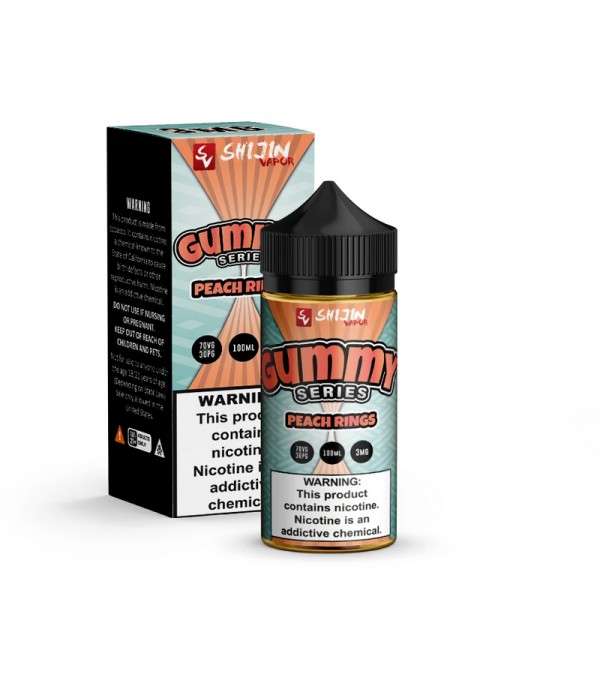 Shijin Gummy Series Peach Rings 100ml Vape Juice