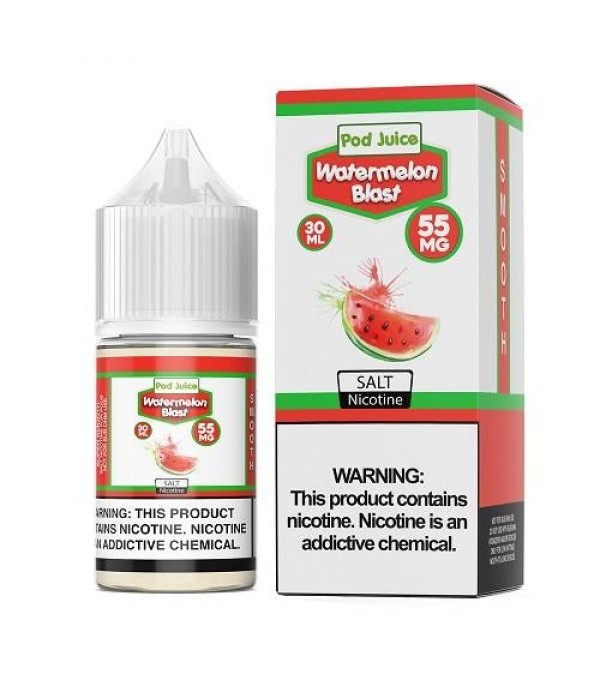 Pod Juice Watermelon Blast 30ml Nic Salt Vape Juice